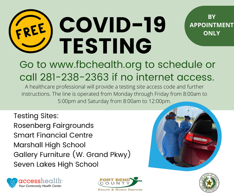 Free COVID 19 Testing Near You
